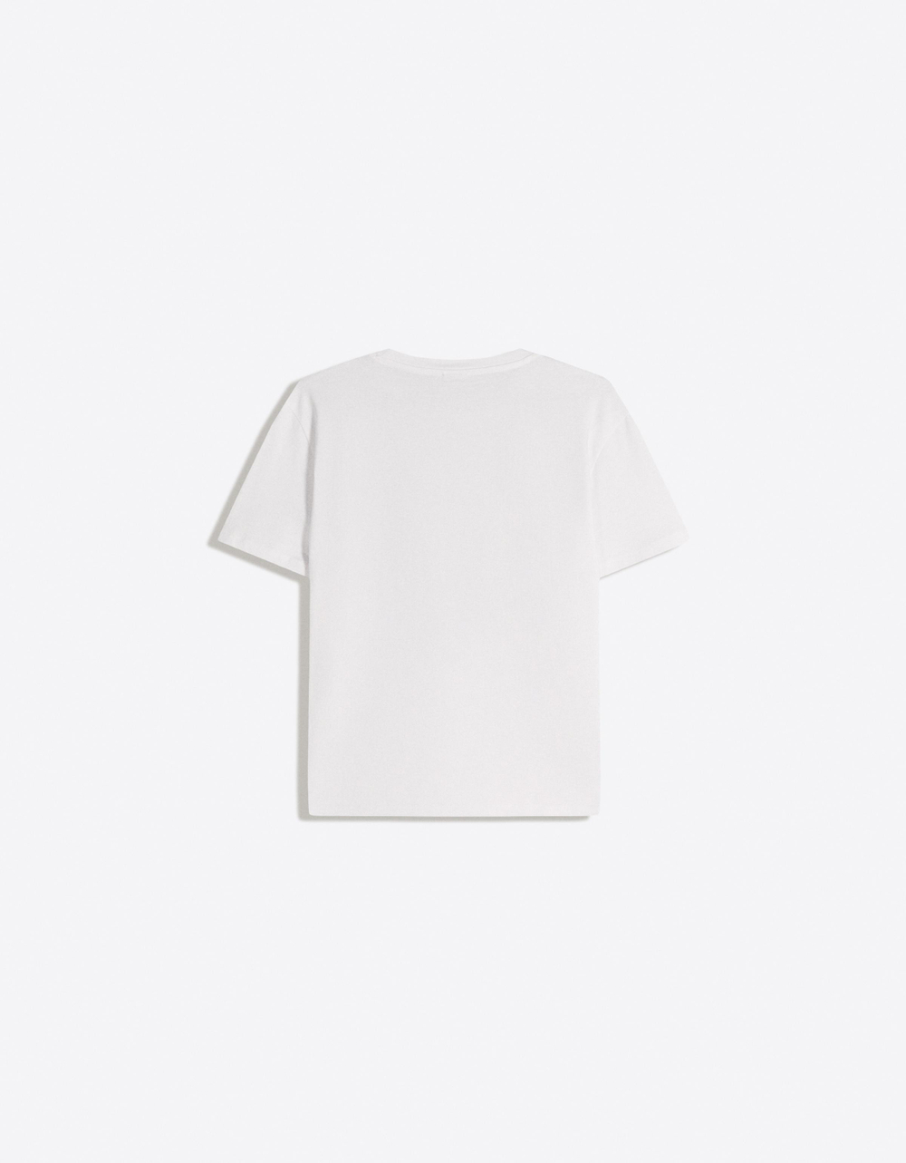 Мужская футболка regular fit с коротким рукавом - BERSHKA