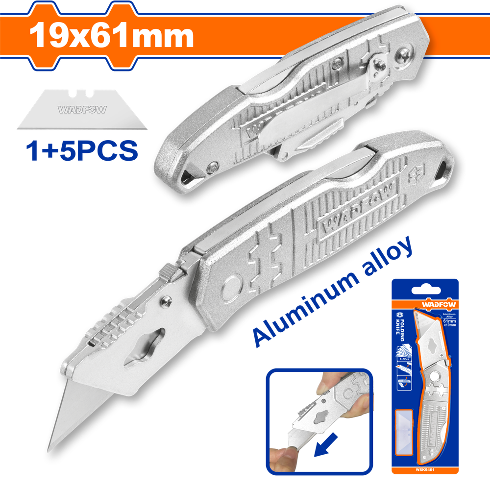Нож складной WADFOW WSK9461 173 мм (19х61мм)