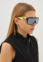 Спортивные очки 720armour Alpha / Matte Black / Matte Lush Chartreuse Temple / Platinum Grey Ti Lens