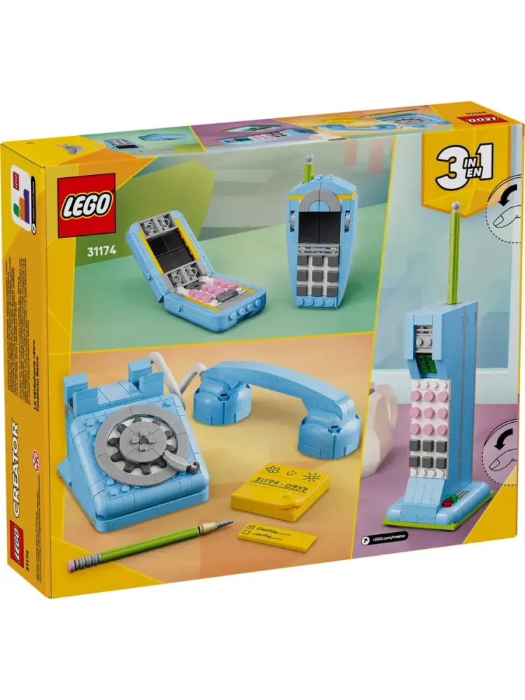 Конструктор Creator 31174 Ретро-Телефон 3в1