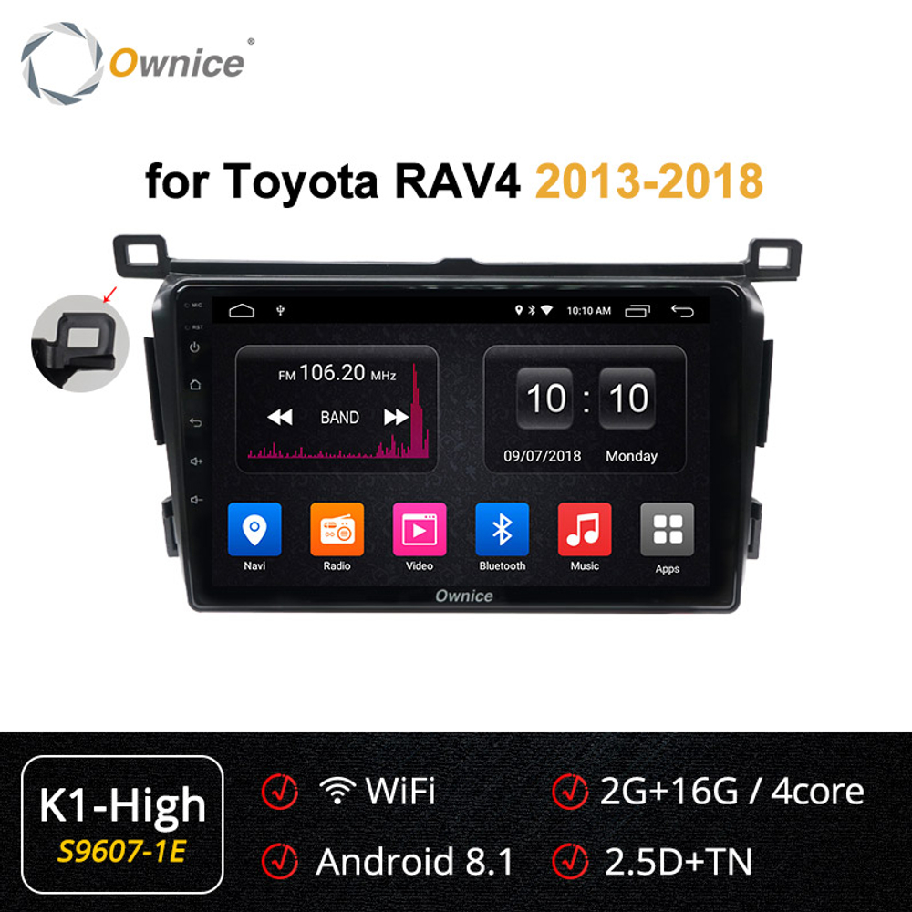 Установочный комплект для TOYOTA RAV4 2013-2018  KUBERG OL-9607