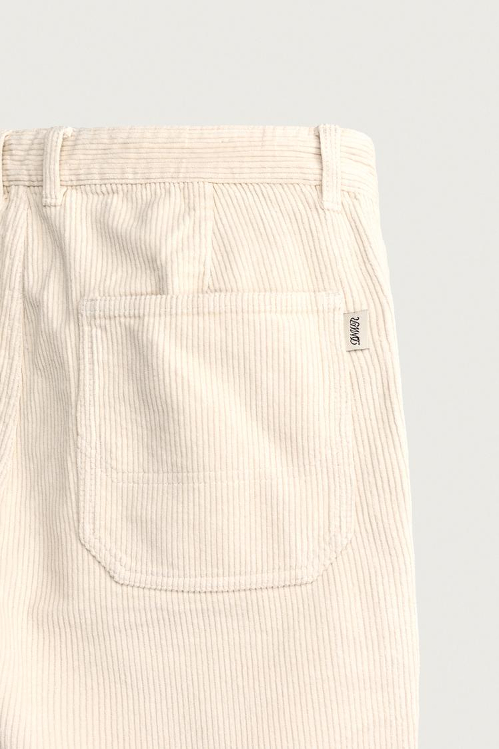 ZARA ВЕЛЬВЕТОВЫЕ БРЮКИ CARROT FIT С ЭФФЕКТОМ ПОТЕРТОСТИ, ЭКРЮ