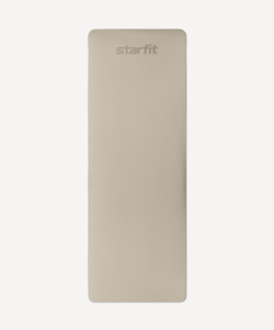 Коврик для йоги и фитнеса STARFIT FM-201, TPE, 183x61x0,4 см, черный/серый