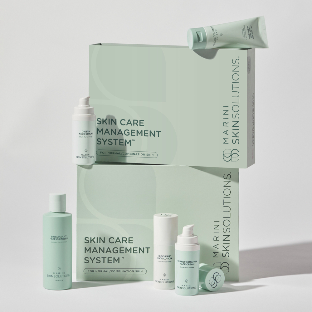 MARINI SKINSOLUTIONS Skin Care Management System (Dry-Very Dry) SPF 33 Система ухода для сухой и очень сухой кожи с SPF 33