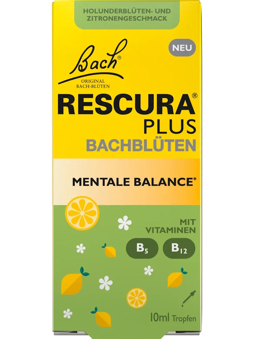 Bach Rescura Капли баха ментальный баланс, 10 мл