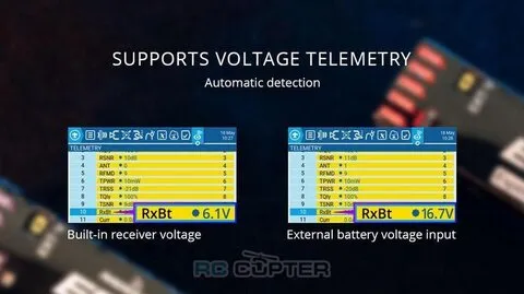 Приемник RadioMaster ER8GV 2.4 ГГц ELRS PWM