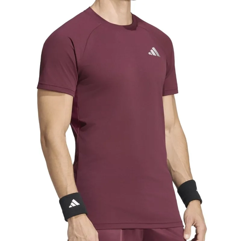 Мужская теннисная футболка Adidas FreeLift Pro - maroon
