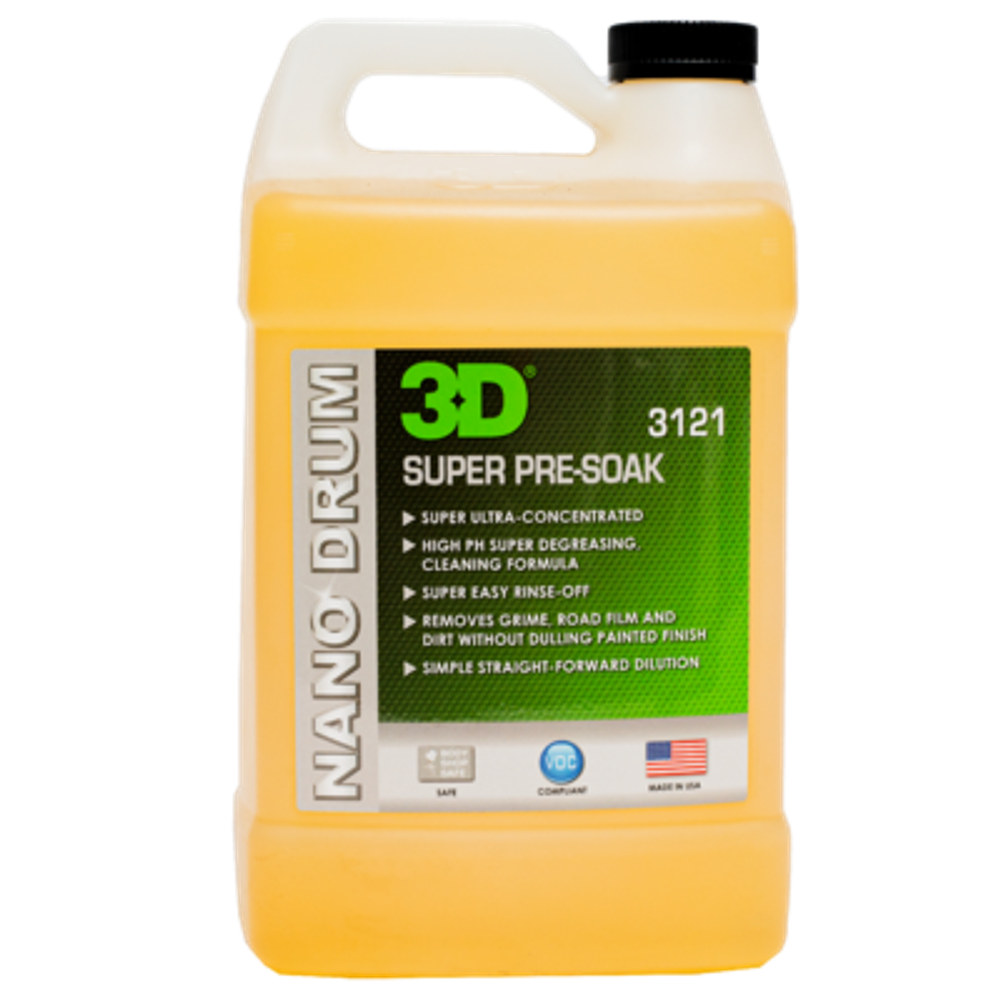 3D Super Pre Soak шампунь-обезжириватель для предварительной мойки автомобиля 3,785л