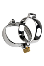 Наручники Toyfa Metal серебристые 11 см