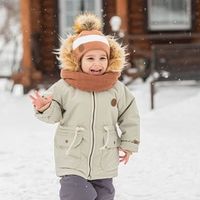 Парка зимняя мембранная на меху "Олива"