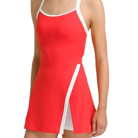 Женское теннисное платье Wilson Rally Halter Unlined - infrared