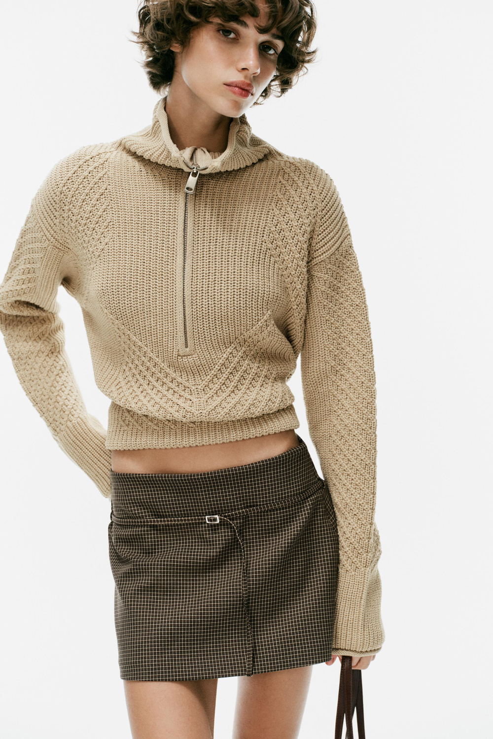 ЮБКА-ШОРТЫ С РЕМНЕМ — ZARA