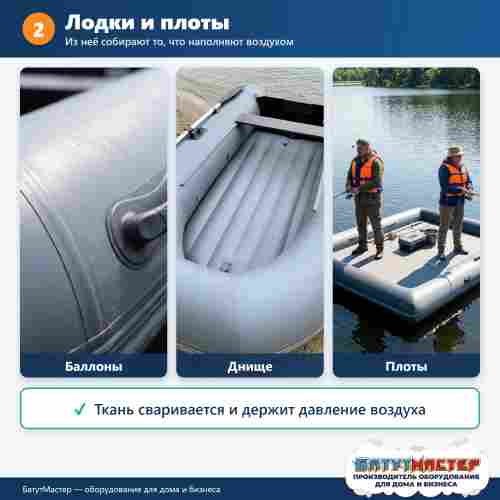 Ткань ПВХ Sijiatex для лодок и бассейнов, матовая, 0,60 мм, 750 г/м², синий
