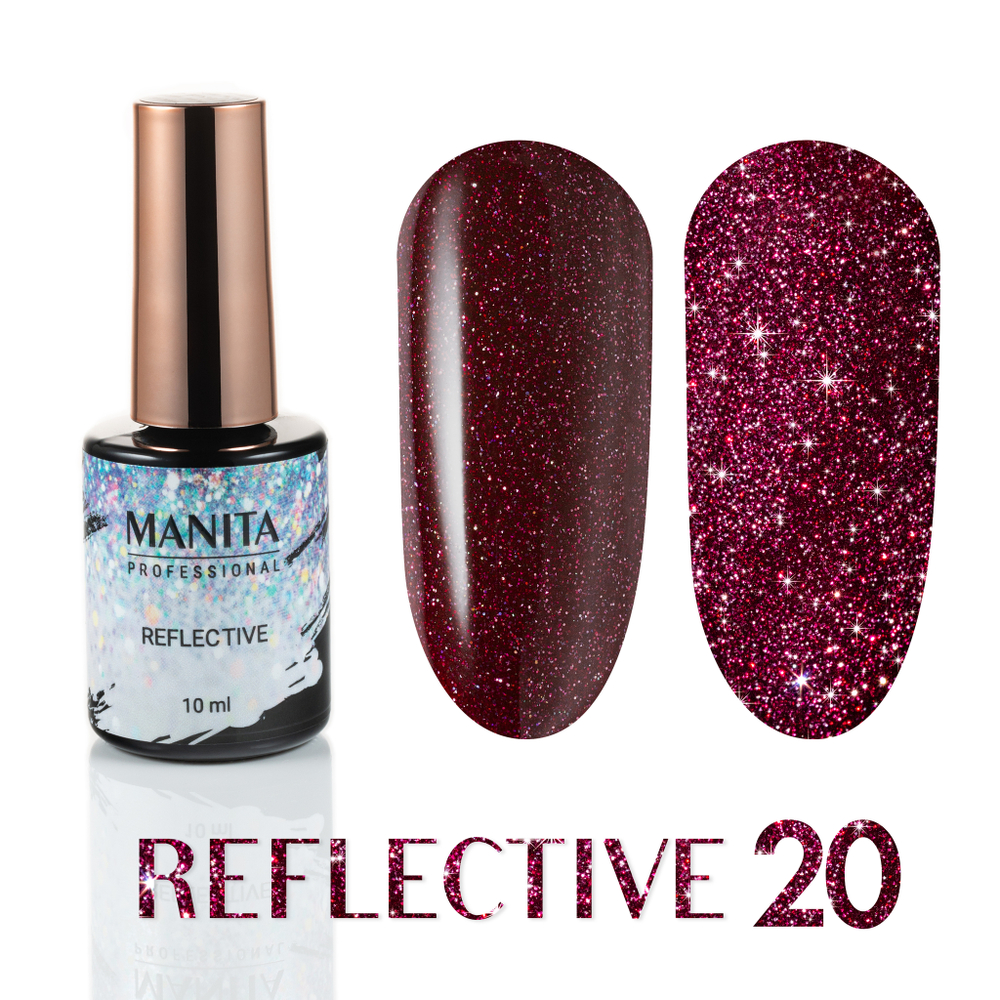 Manita Reflective Гель-лак светоотражающий №20,  10мл