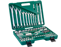 S04H52482S Набор инструмента универсальный 1/4", 1/2"DR, 82 предмета