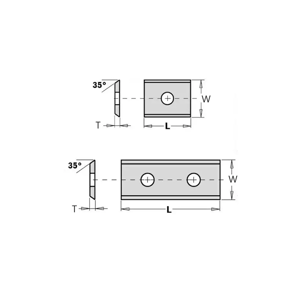 Нож твердосплавный 50x12x1,5 KCR08 CTK ST CMT 790.500.00
