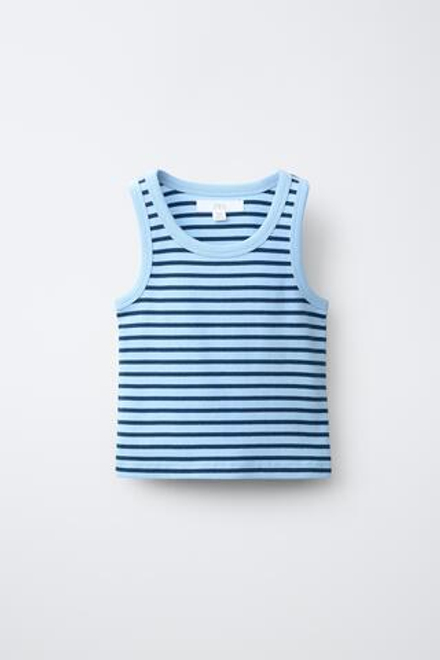 ZARA ТОП В РУБЧИК В ПОЛОСКУ, ПОЛОСКИ