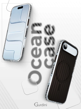 Чехол накладка iPhone 17 Air 6.5" Gurdini Ocean Case (10) Metalic черный