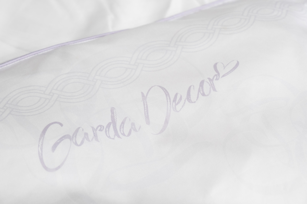 Постельное белье 1.5 спальное Garda Decor Фиори сиренево-белое