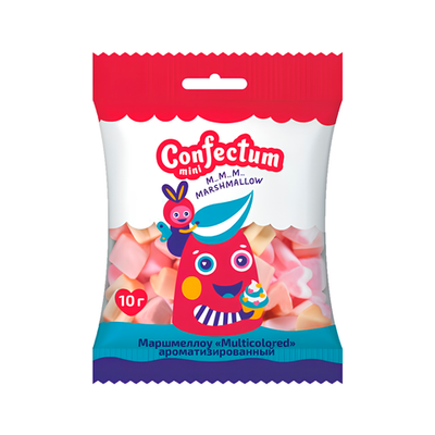 Маршмеллоу «Confectum Multicolored», 10гр х 100шт