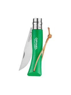 Нож Opinel №7 Trekking нержавеющая сталь, зеленый, 002210