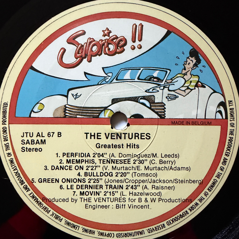 The Ventures – Greatest Hits (Бельгия)