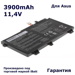 Аккумулятор iBatt 3900mAh для ноутбука Asus TUF Gaming FX504, FX505 (B31N1726)