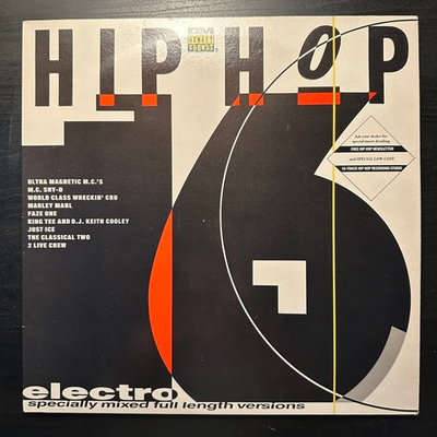 Сборник Street Sounds Hip Hop Electro 16 (Англия 1987г.)