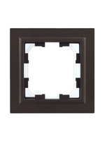 BRITE Рамка 1-местная IP44 РУ-1-БрТБ-44 темная бронза IEK
