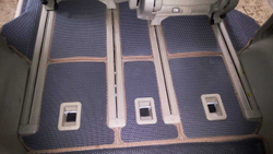 Автоковрики EVA для Toyota Estima 3 Hybrid. e four g. Полный привод, правый руль.