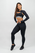 Топ MEDIUM-SUPPORT CRISS CROSS SPORTS BRA ICONIC 230 Черный