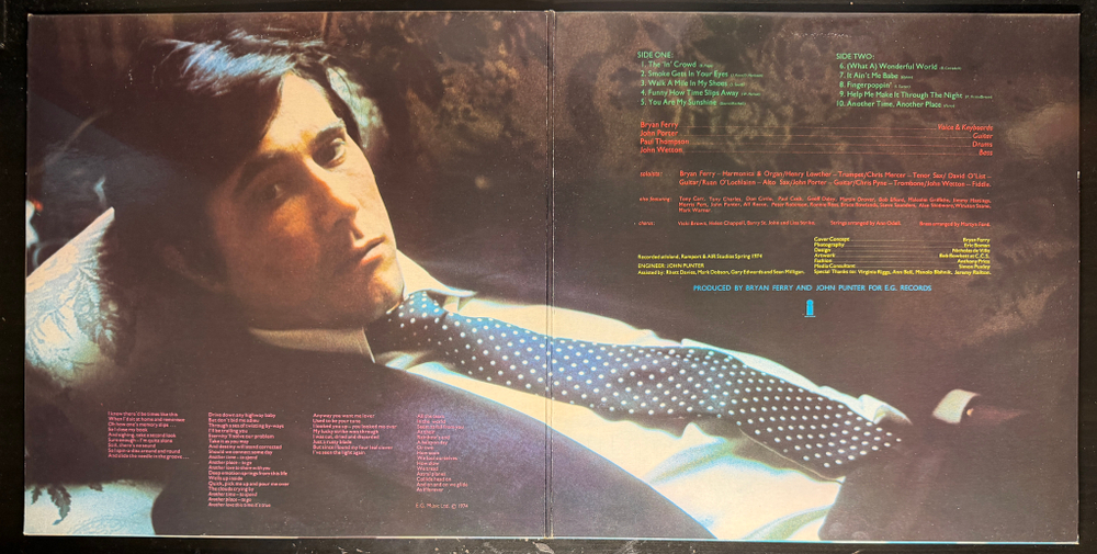 Bryan Ferry - Another Time, Another Place (Англия 1974г.)