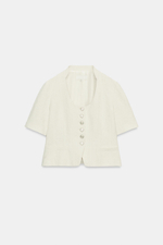ЖАККАРДОВЫЙ ЖАКЕТ С КОРОТКИМИ РУКАВАМИ — ZARA