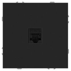 Розетка ЭРА Galaxy 15-3107-05 информационная RJ45 IP20 антрацит | Эра Galaxy