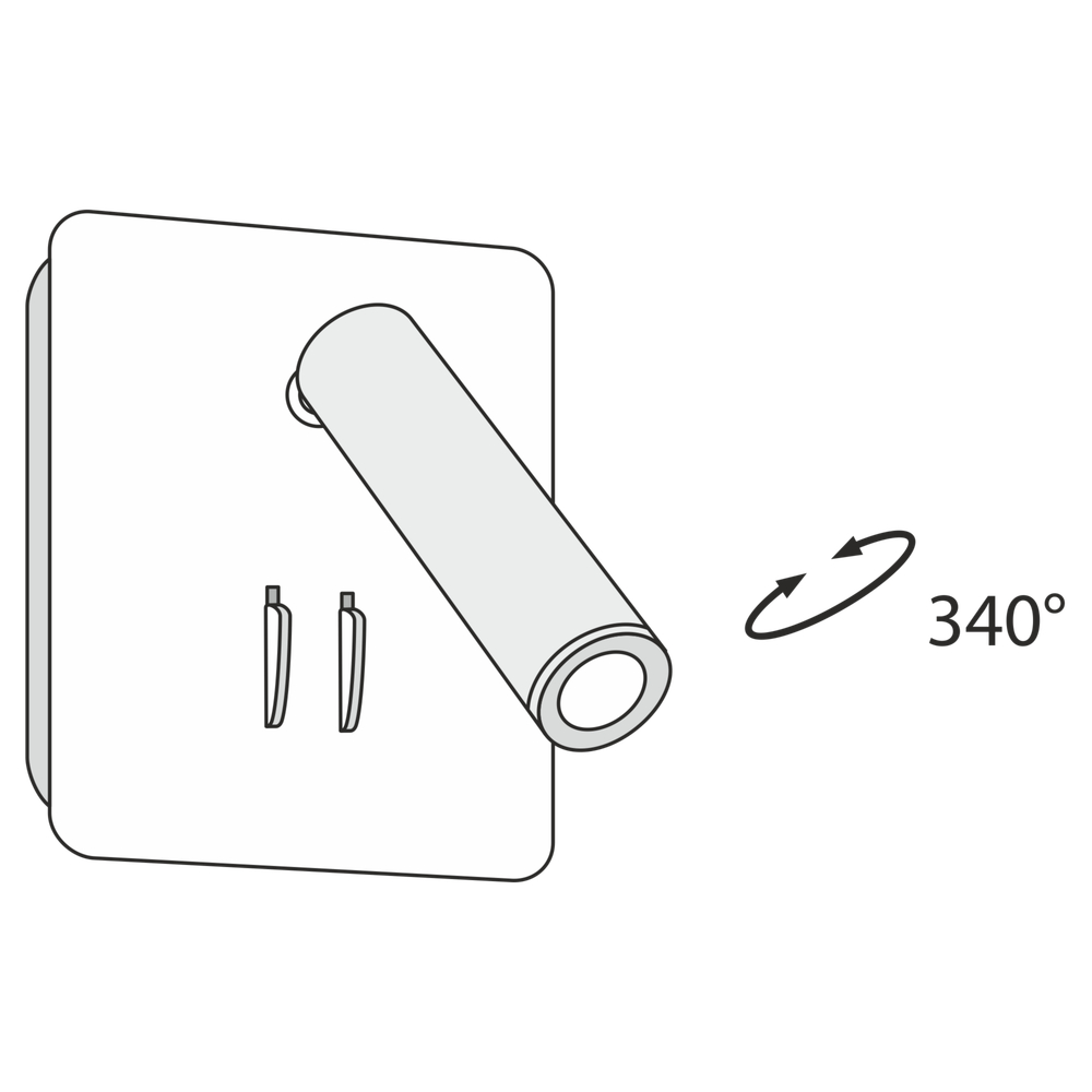 Настенный светильник (бра) Technical C175-WL-01-6W-W