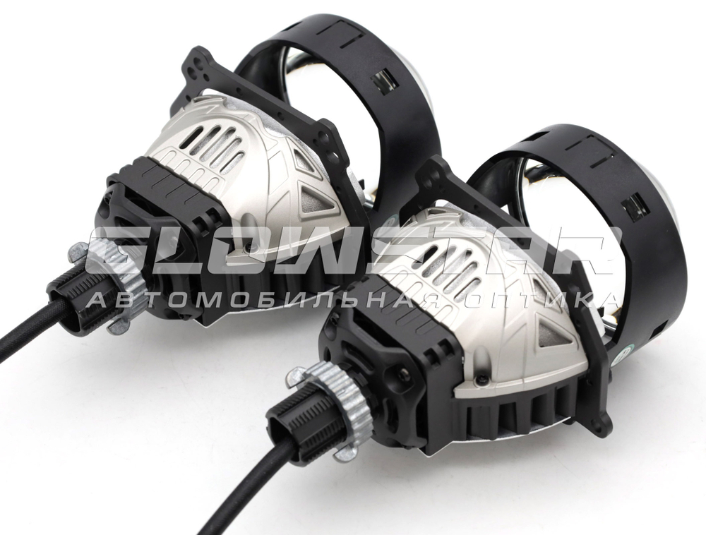 Билед модули Aozoom A11 3.0 дюйма, 2 чипа, 5500K, 12V, 56W/64W, крепление 3R и съемное гаечное (комплект, 2шт)