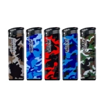 Пьезо зажигалка милитари 8500L АП WP-TOP GUN (комплект 50 шт)