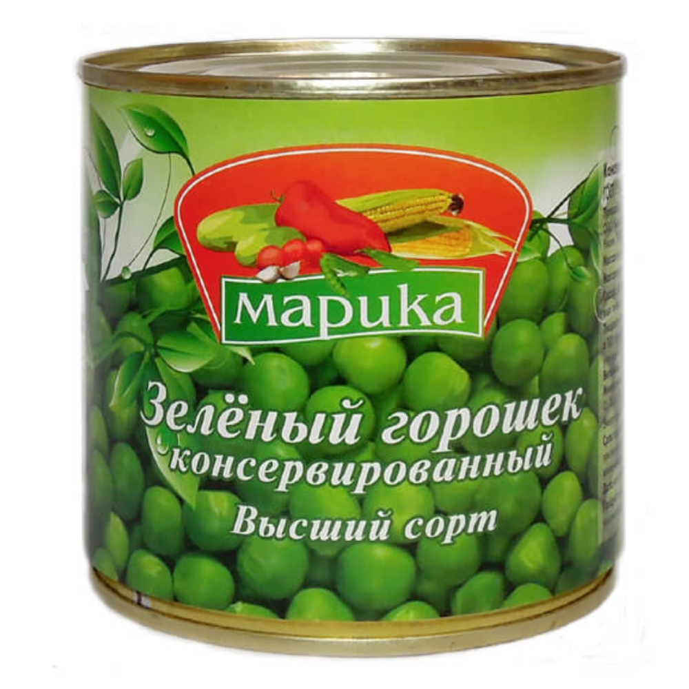 Зеленый горошек Марика 425 гр