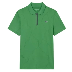 Мужское теннисное поло Lacoste Ultra Dry Jacquard Crocodile Tennis - green