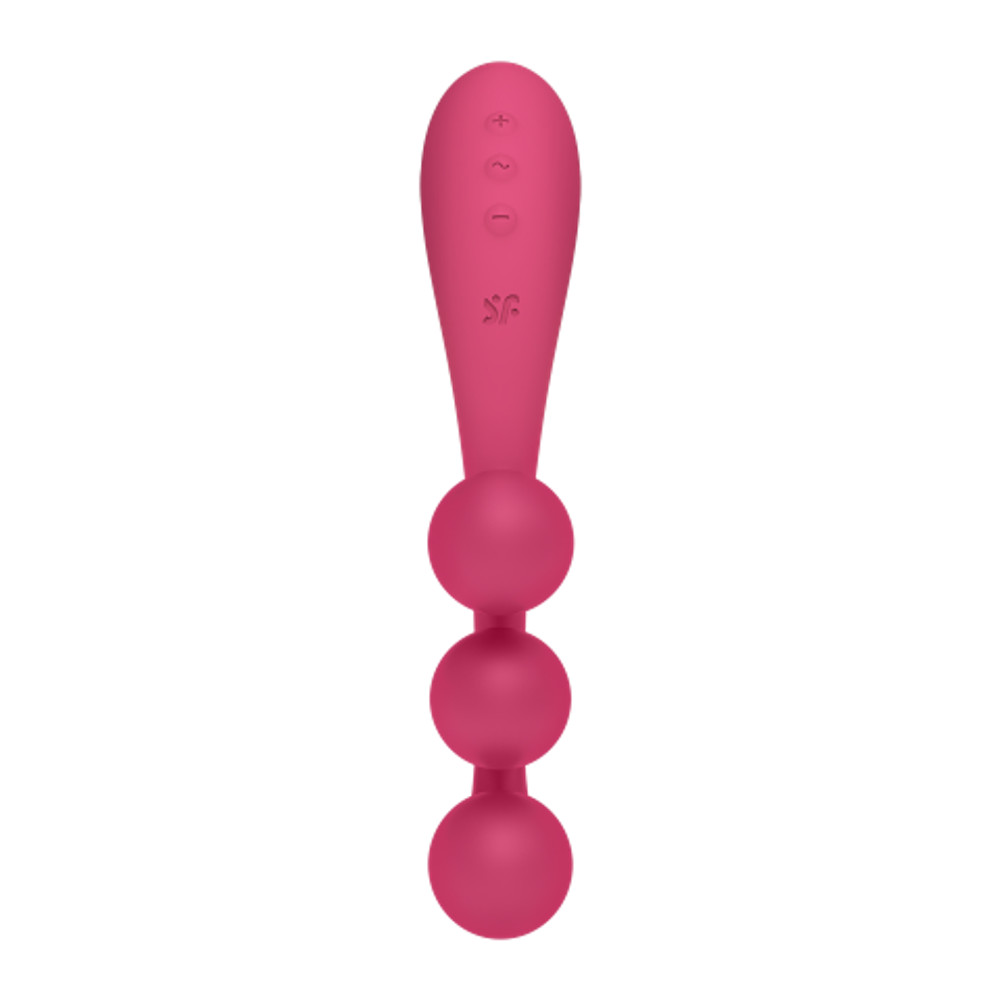 Мультифункциональный вибратор для тройной стимуляции Satisfyer Tri Ball 1 красный
