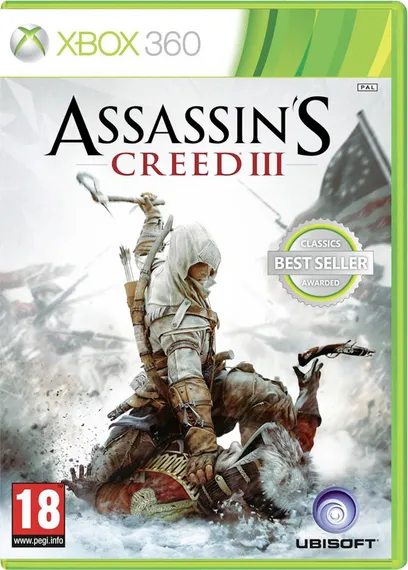 Xbox 360 Assassin's Creed III (Б/У, Полностью на русском языке)