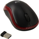 Logitech M185 Red Wireless Mouse <910-002633> (RTL)  USB 3btn+Roll  уменьшенная