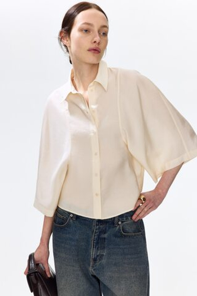 Рубашка из смеси с модалом - H&M