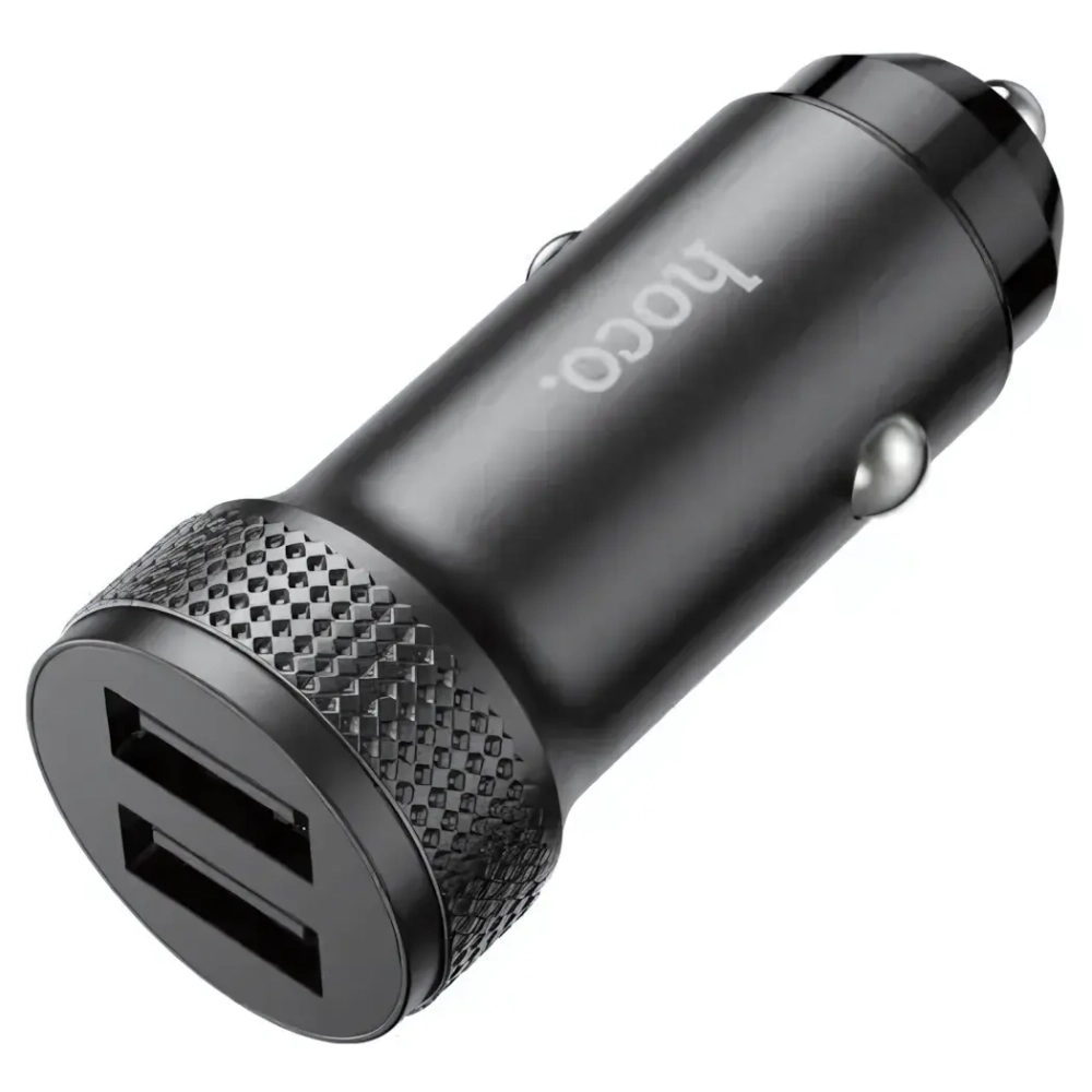 Автомобильное зарядное устройство HOCO Z49 2.4A 2xUSB Black