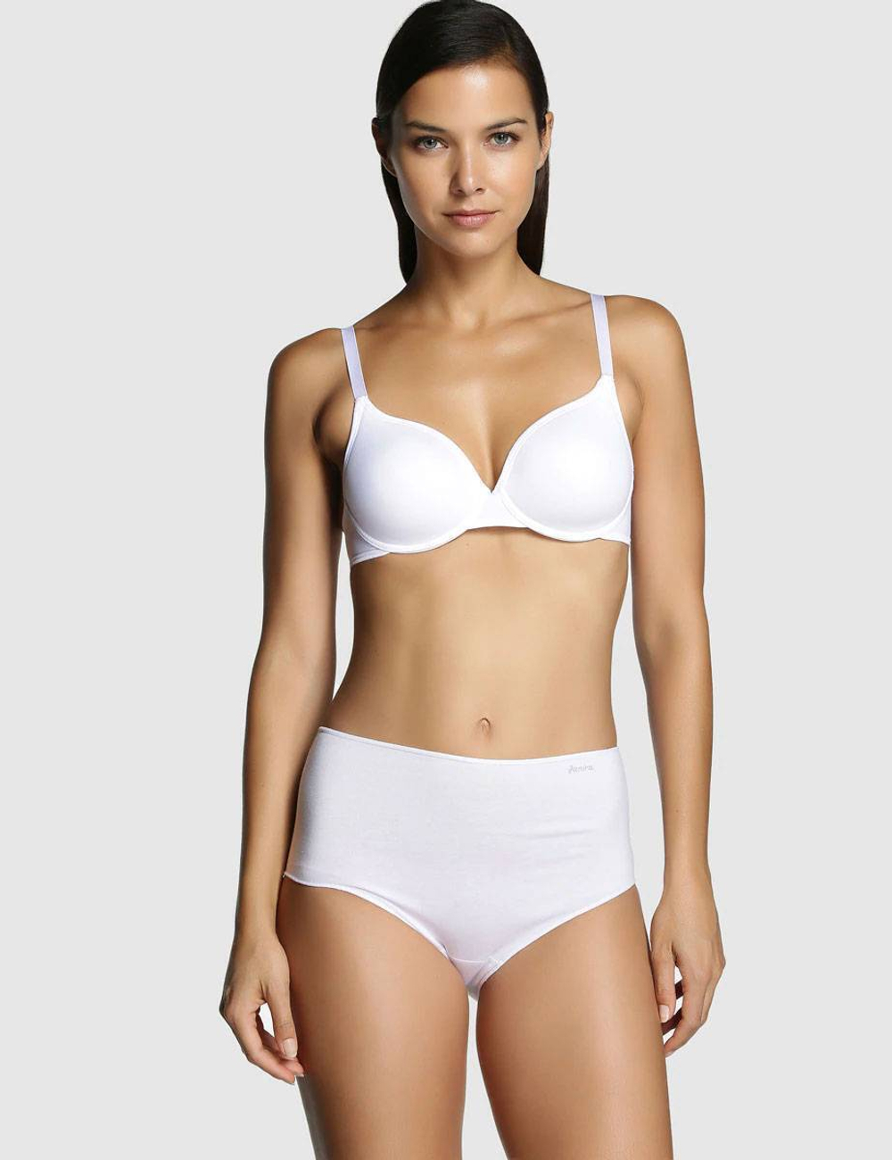 Трусики из эластичной микрофибры Perfect Day Cotton (Размер: XL) (Цвет: кремовый)