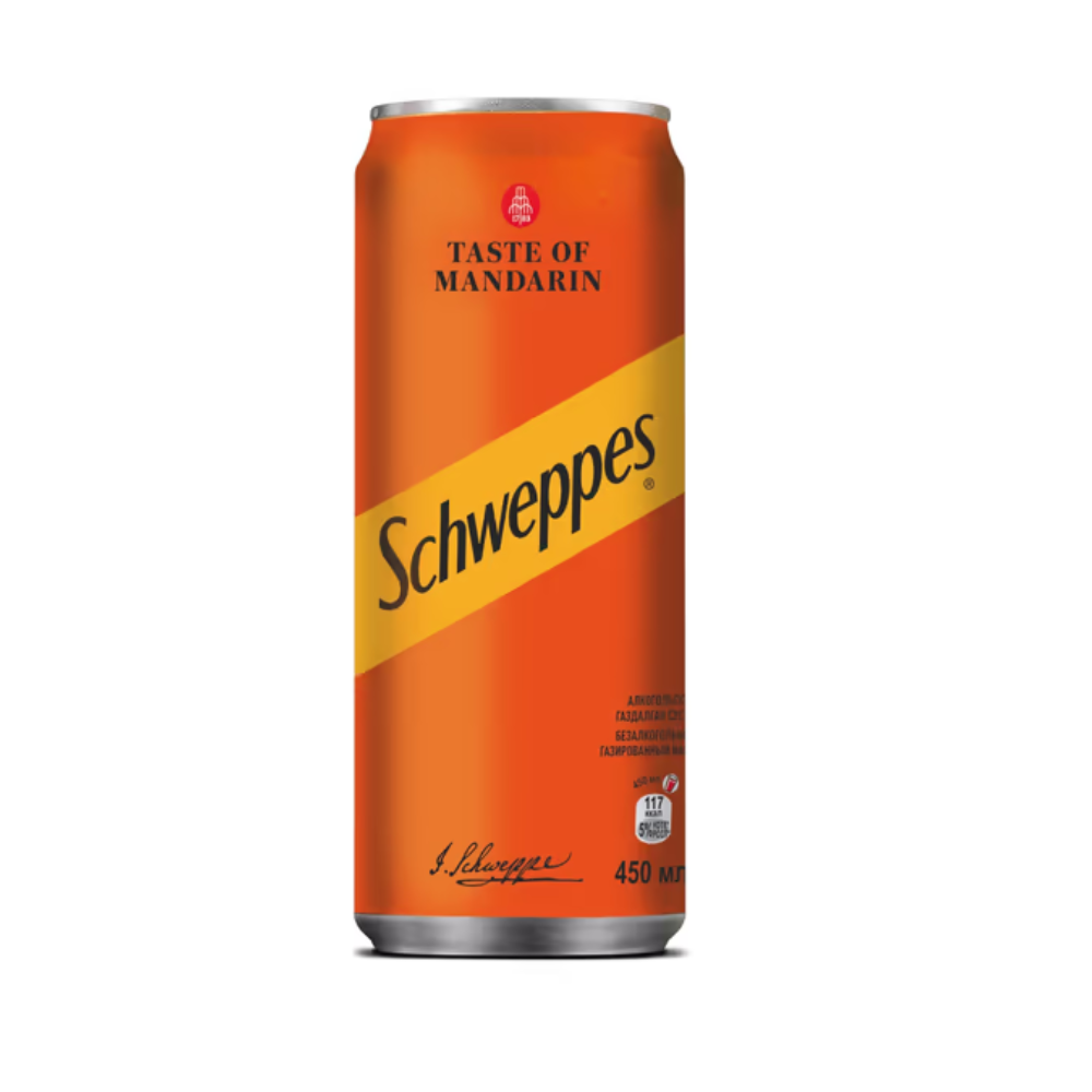 Напиток Schweppes Мандарин 0.45 мл ж/б