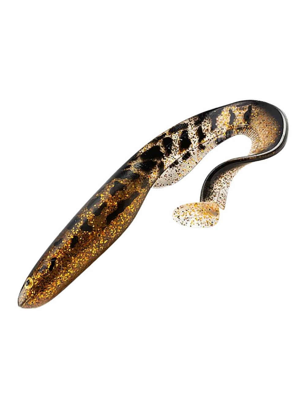 Приманка силиконовая твистер Gator Catfish, 11 см, 5 шт, Monstercat UV