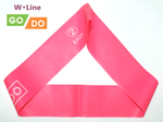 Эспандер-петля GO DO W-Line (2). Цвет: розовый. Длина в сложенном виде 30,5 см. Ширина 5 см. Толщина 0,5 мм. W-650-0.5