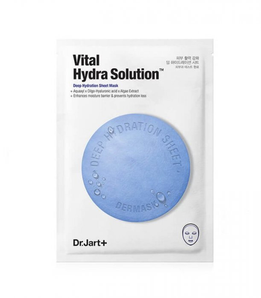 Успокаивающая тканевая маска с алоэ вера Dr.Jart+ Soothing Hydra Solution