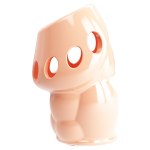Телесная насадка на пенис 6,4см Pretty Love Oscar BI-026247